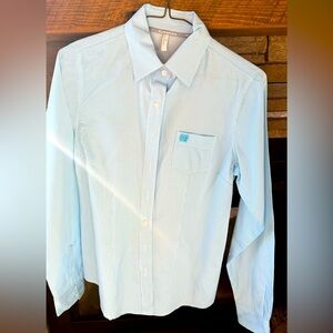 Cinch Light blue pin stripe, Cinch women’s western shirt